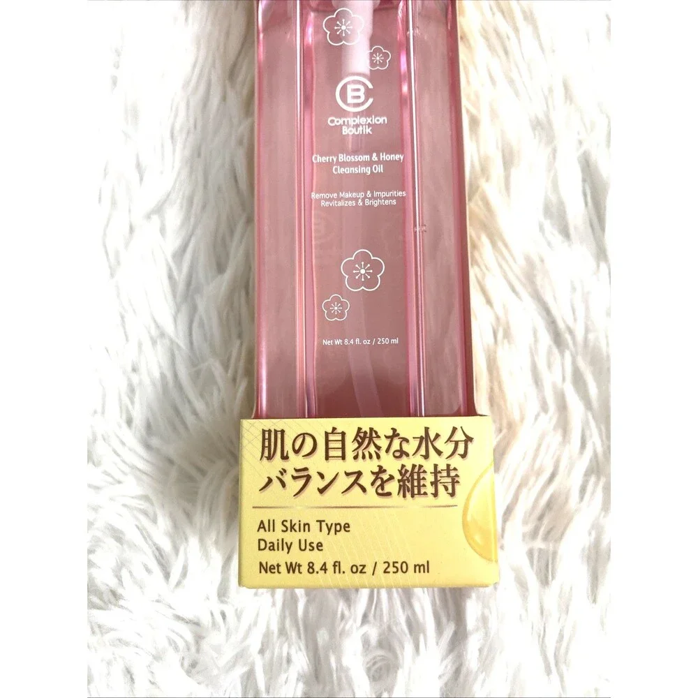 Makeup Removal Cleansing Oil For Face With Cherry Blossom & Honey  8.4oz